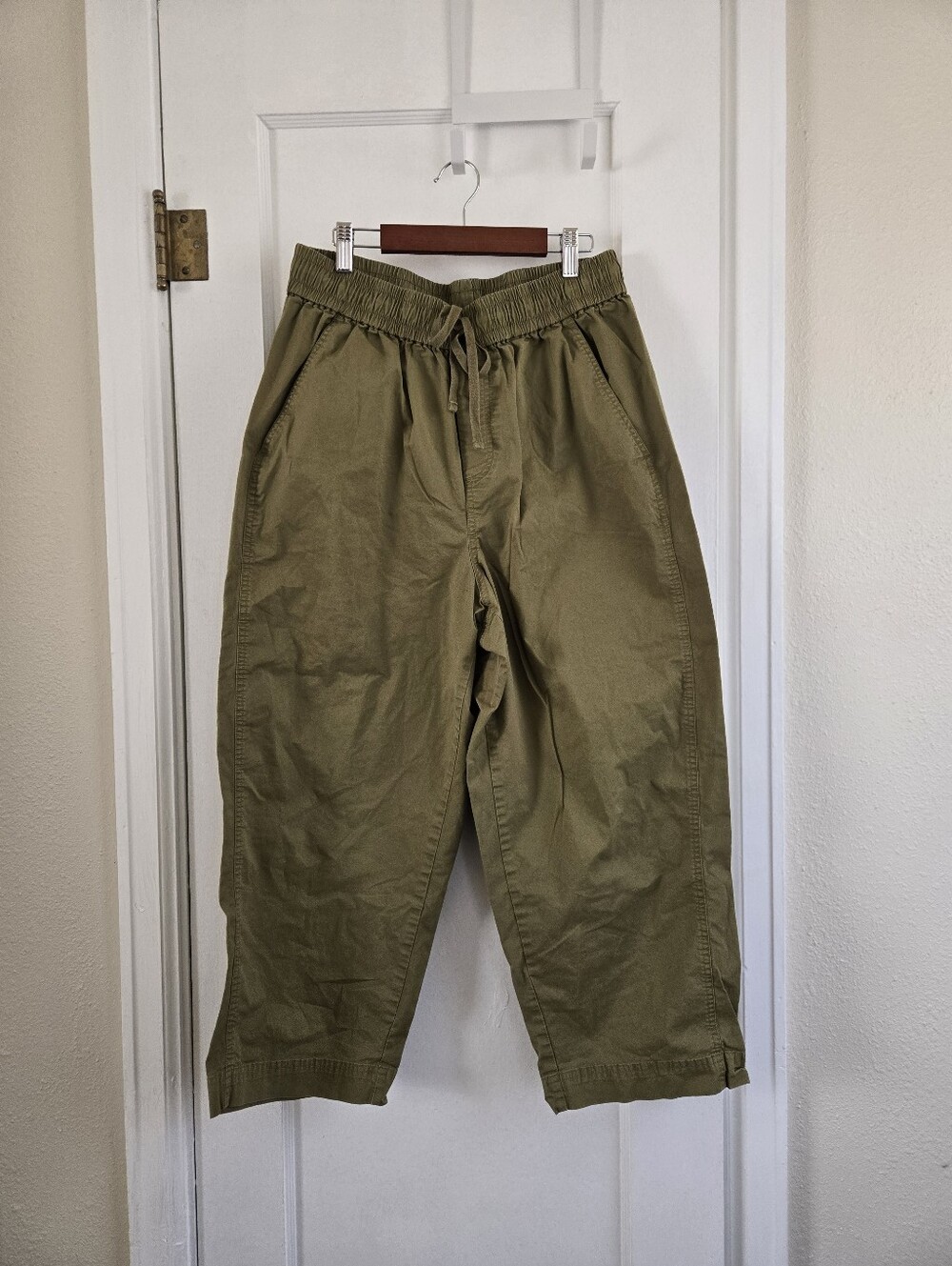 Cotton Wide Leg Pants
